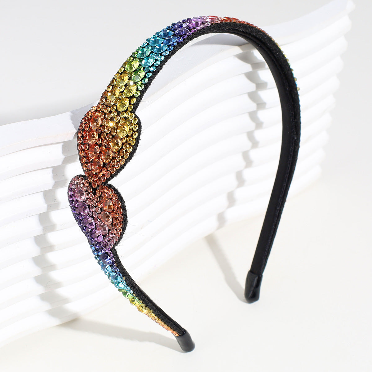 Diadema De Corazón De Diamantes De Imitación al por mayor